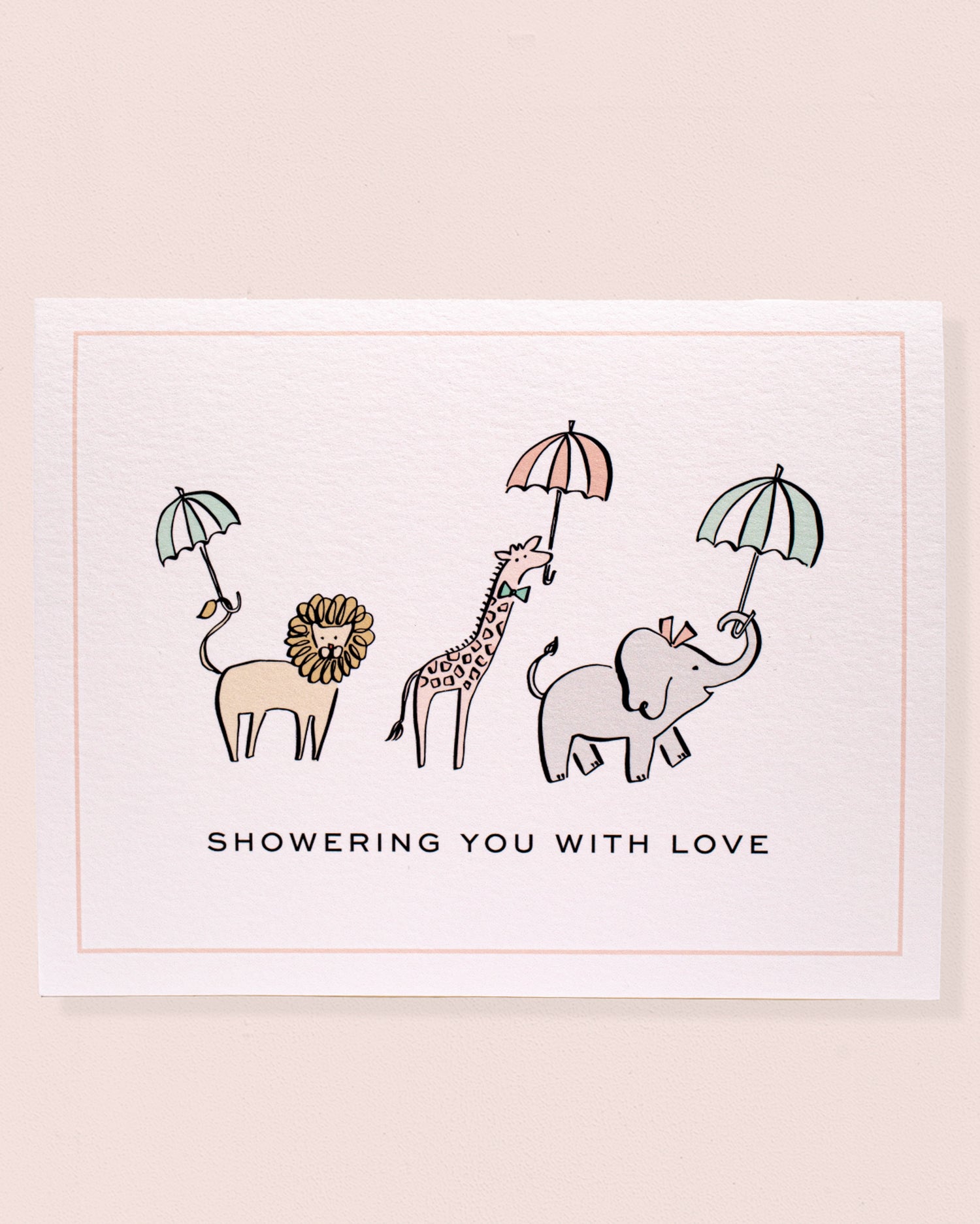 Baby Shower Safari Card
